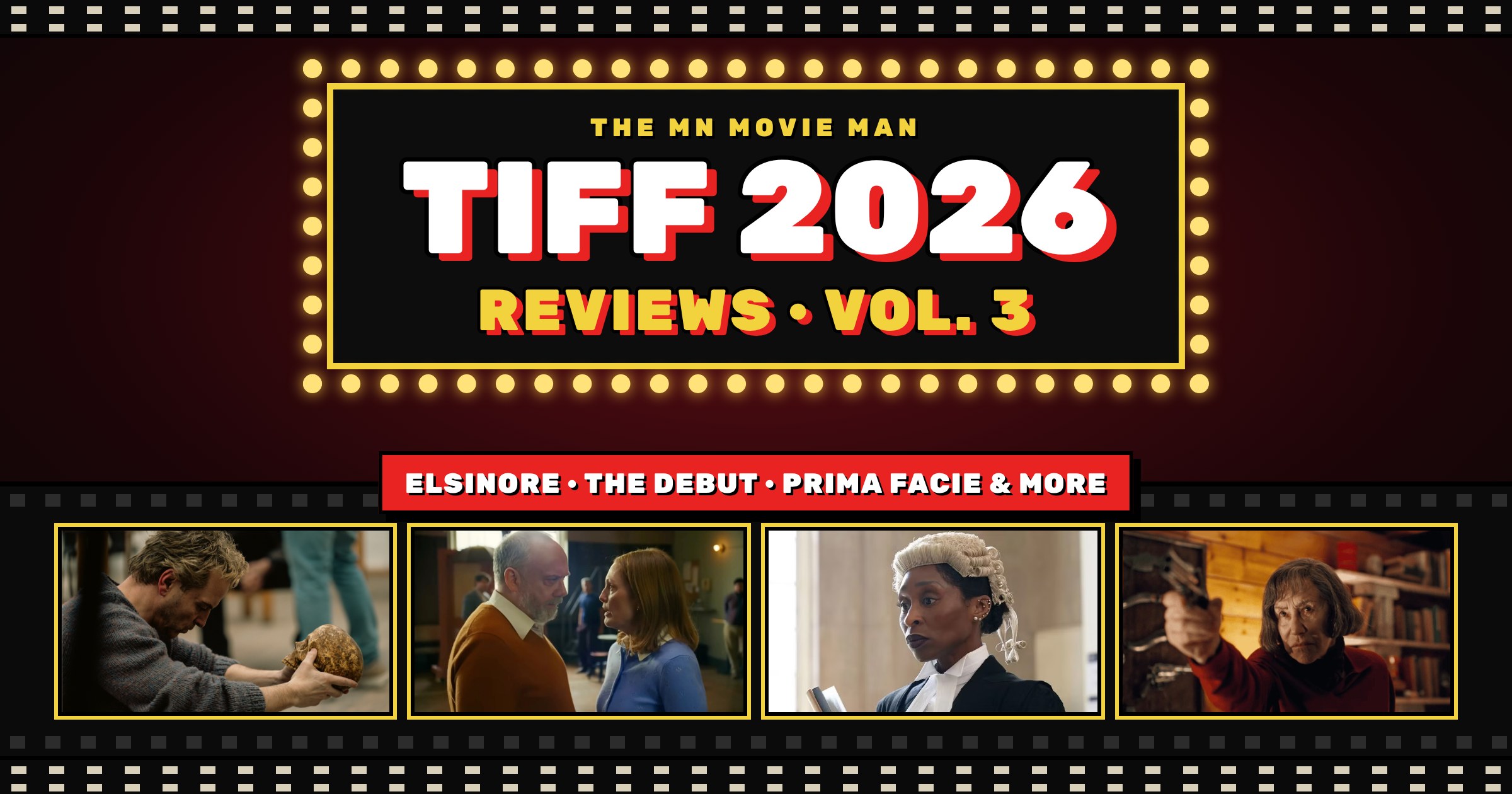TIFF 2026 Reviews, Vol. 3: Elsinore, The Debut, Prima Facie & More